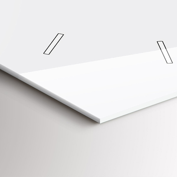 Reloj de cristal vertical Silueta de una pantera - espejomat.es