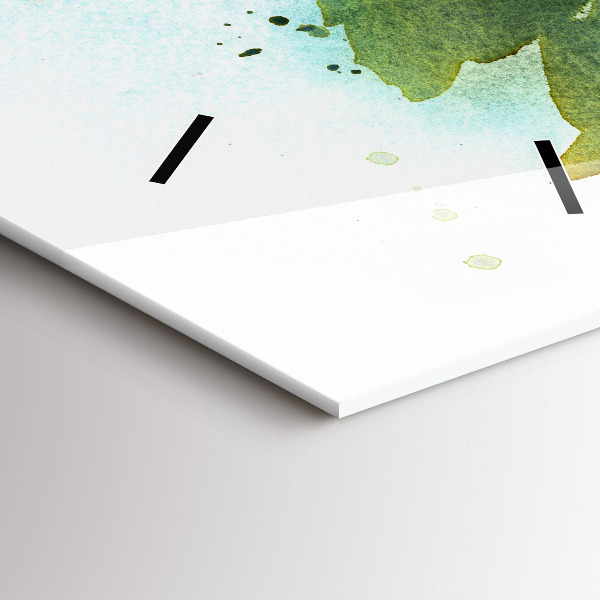 Reloj de vidrio vertical Visualización de la naturaleza - espejomat.es