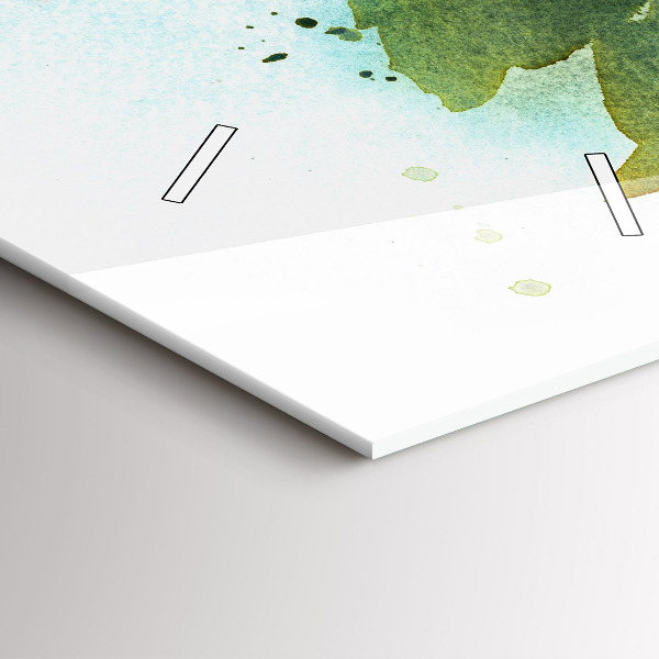 Reloj de vidrio vertical Visualización de la naturaleza - espejomat.es