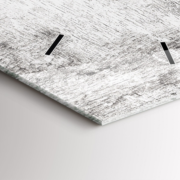 Reloj de cristal vertical Plantas decorativas - espejomat.es