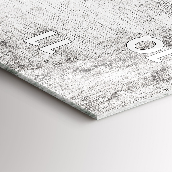 Reloj de cristal vertical Plantas decorativas - espejomat.es