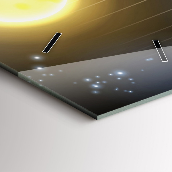 Reloj vertical Sistema solar - espejomat.es