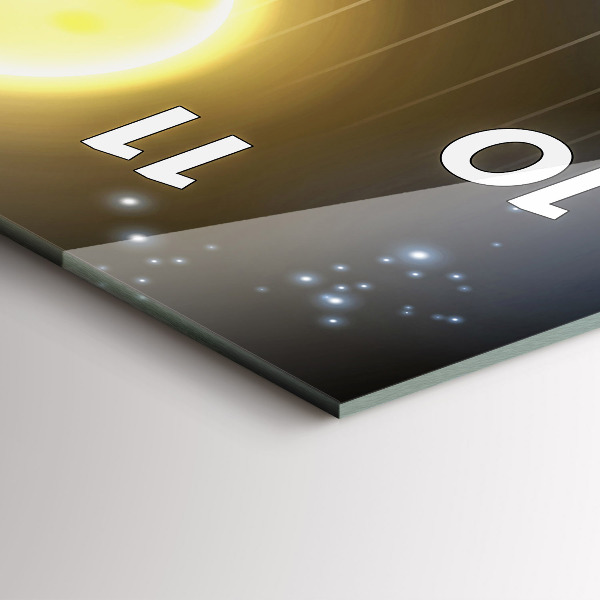 Reloj vertical Sistema solar - espejomat.es