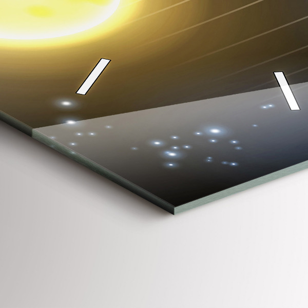 Reloj vertical Sistema solar - espejomat.es