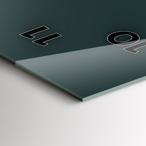 Reloj vertical Line-art de la ciudad de Brno - espejomat.es