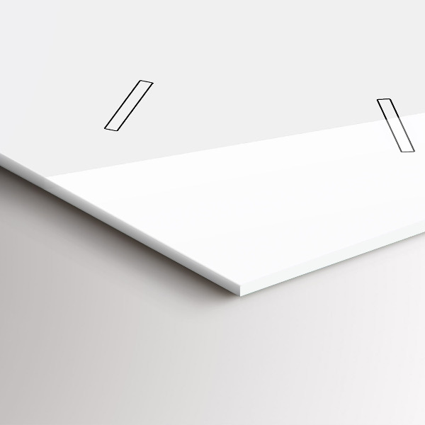 Reloj de vidrio vertical Inscripción Be yourself - espejomat.es