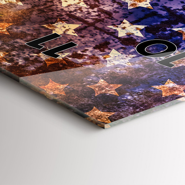 Reloj vertical Bandera de EE.UU. en estilo vintage - espejomat.es