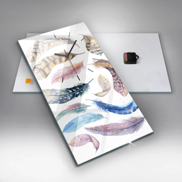 Reloj de cristal vertical Ilustración de arte retro - espejomat.es