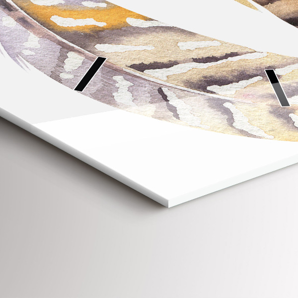 Reloj de cristal vertical Ilustración de arte retro - espejomat.es