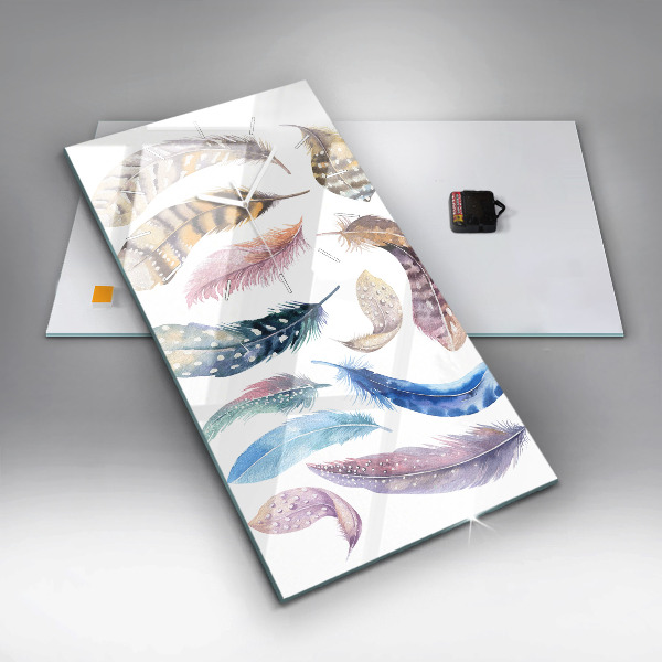 Reloj de cristal vertical Ilustración de arte retro - espejomat.es