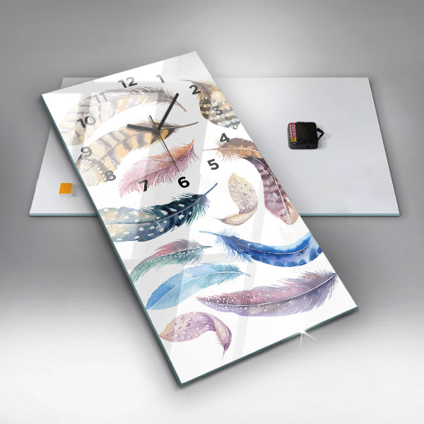 Reloj de cristal vertical Ilustración de arte retro - espejomat.es