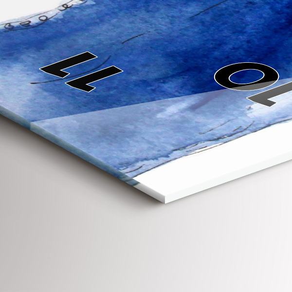 Reloj de cristal vertical Alfileres de mujer - espejomat.es