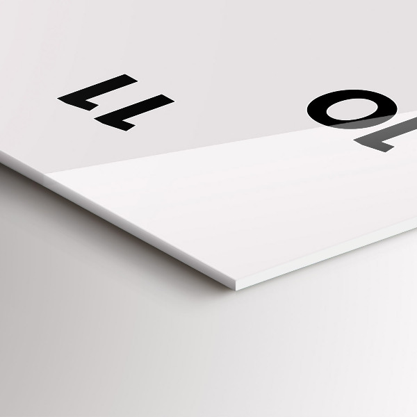 Reloj vertical Rinoceronte lineal - espejomat.es