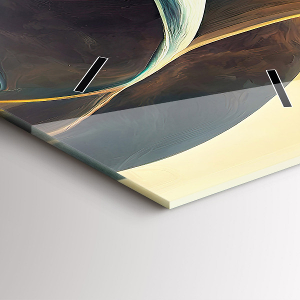 Reloj de cristal vertical Cascada - espejomat.es