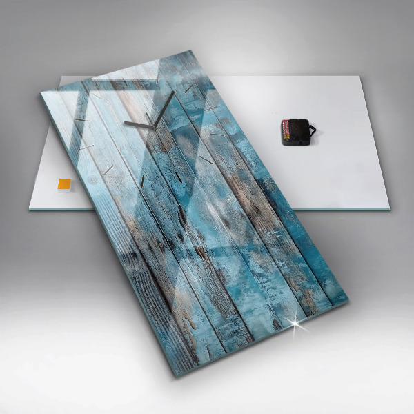 Reloj vertical Tablas azules - espejomat.es
