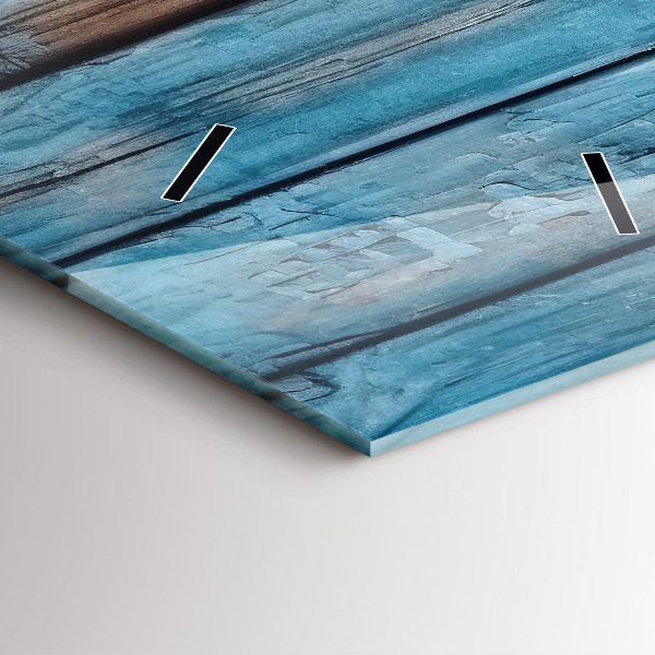 Reloj vertical Tablas azules - espejomat.es