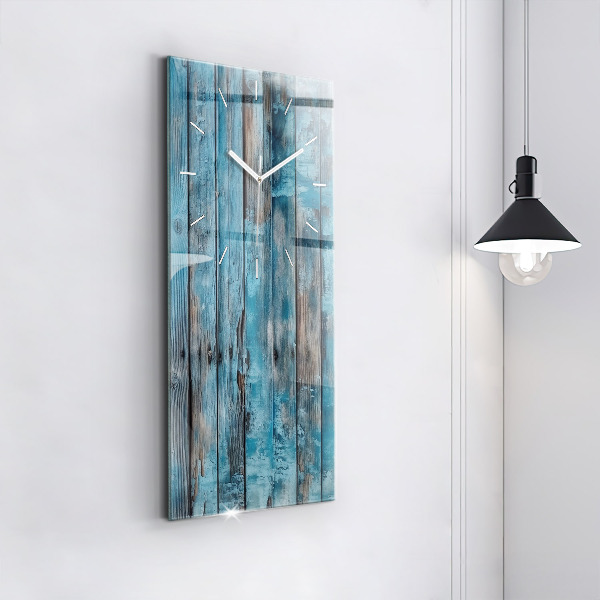 Reloj vertical Tablas azules - espejomat.es