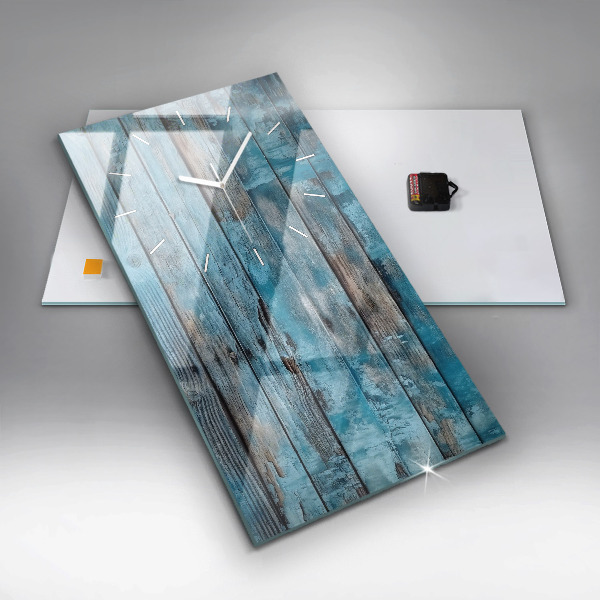 Reloj vertical Tablas azules - espejomat.es