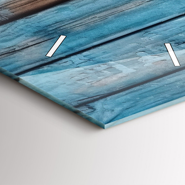 Reloj vertical Tablas azules - espejomat.es