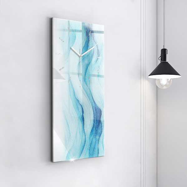 Reloj vertical Nubes azules - espejomat.es