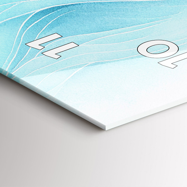 Reloj vertical Nubes azules - espejomat.es