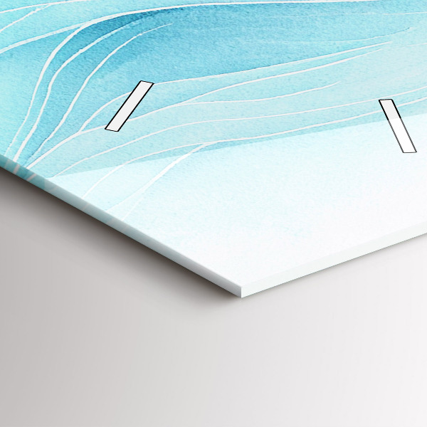 Reloj vertical Nubes azules - espejomat.es