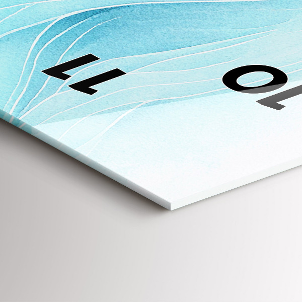 Reloj vertical Nubes azules - espejomat.es