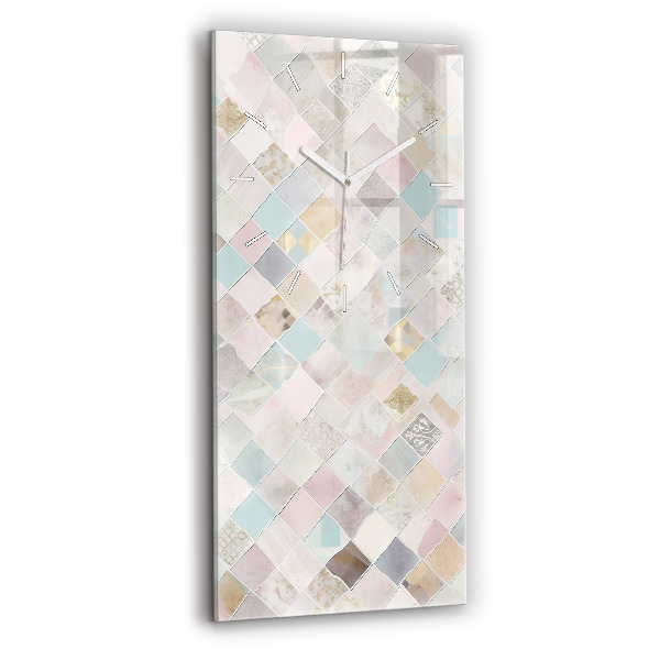 Reloj vertical Azulejos de colores - espejomat.es