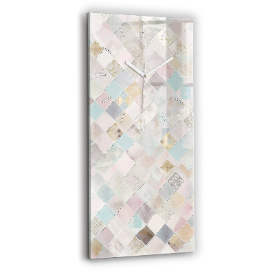 Reloj vertical Azulejos de colores - espejomat.es