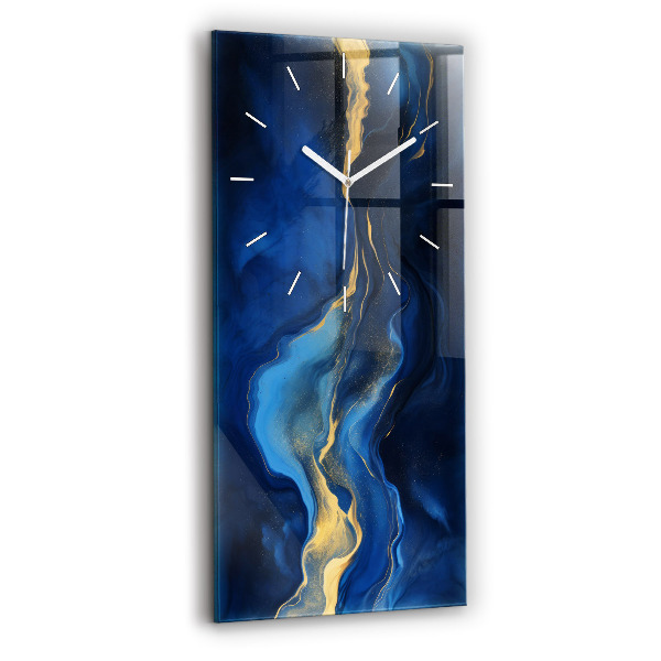 Reloj vertical Mármol azul - espejomat.es