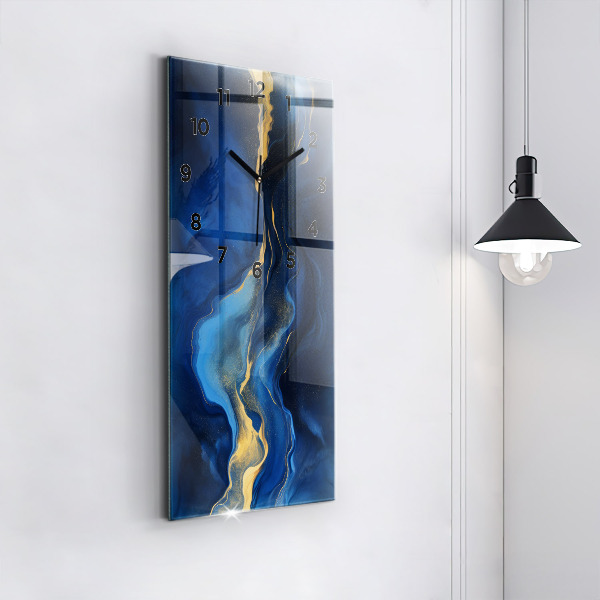 Reloj vertical Mármol azul - espejomat.es