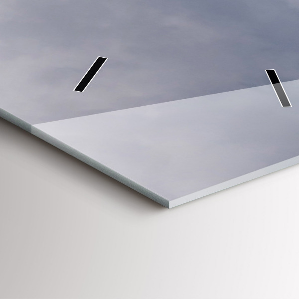 Reloj de cristal vertical Montañas rocosas - espejomat.es