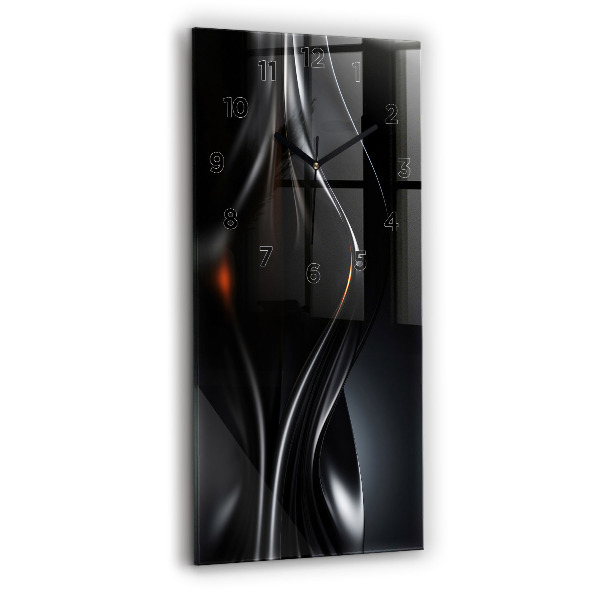 Reloj de vidrio vertical Abstracto - espejomat.es