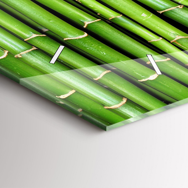 Reloj horizontal Bambú asiático