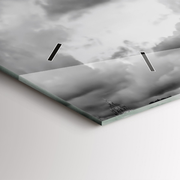 Reloj de cristal horizontal Torre Effel París