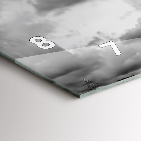 Reloj de cristal horizontal Torre Effel París