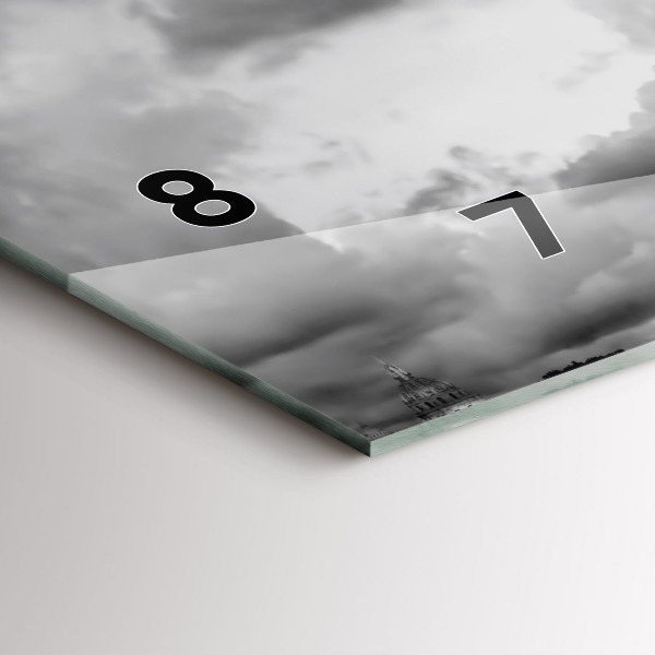 Reloj de cristal horizontal Torre Effel París