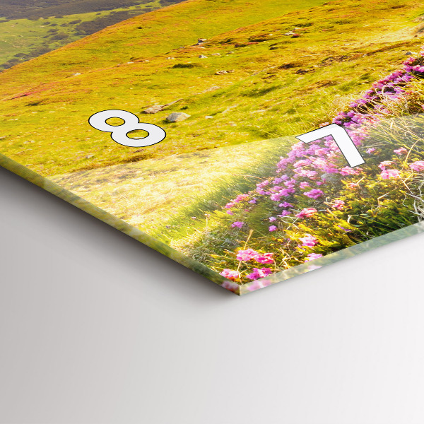 Reloj horizontal Paisaje de montaña