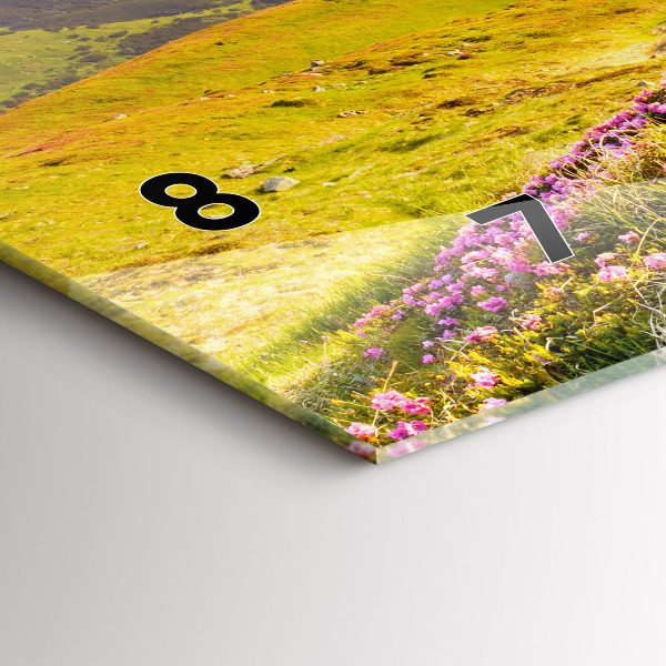 Reloj horizontal Paisaje de montaña