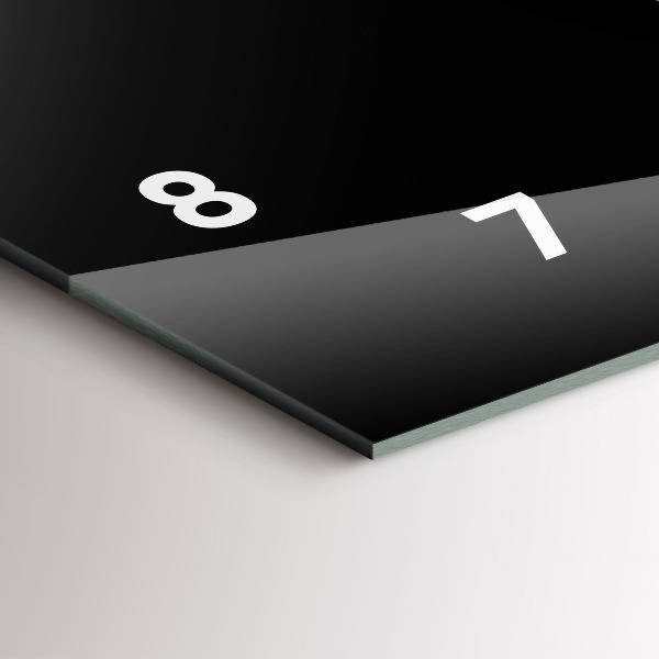 Reloj de cristal horizontal Taza de café