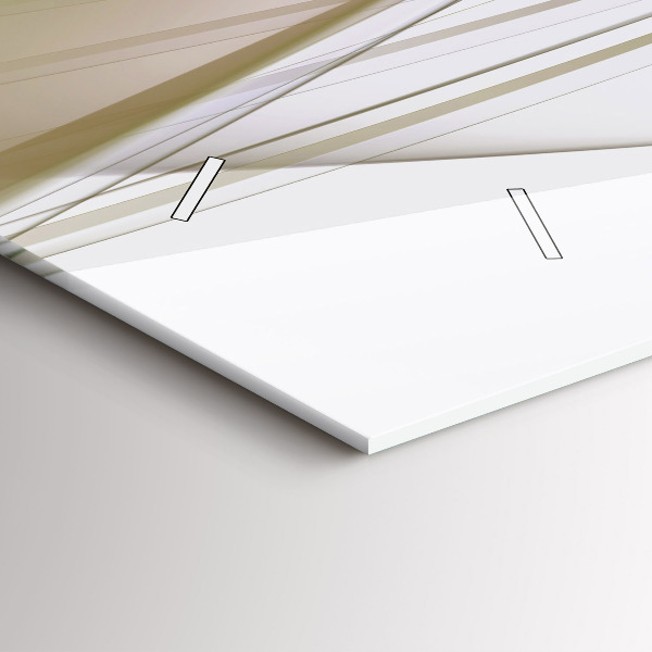 Reloj de cristal horizontal Abstracción luminosa