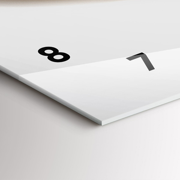 Reloj horizontal Líneas abstractas