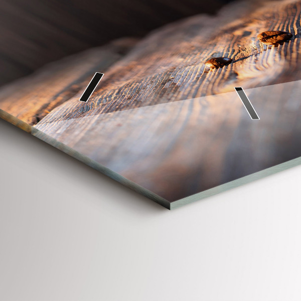 Reloj de cristal horizontal Taza de café