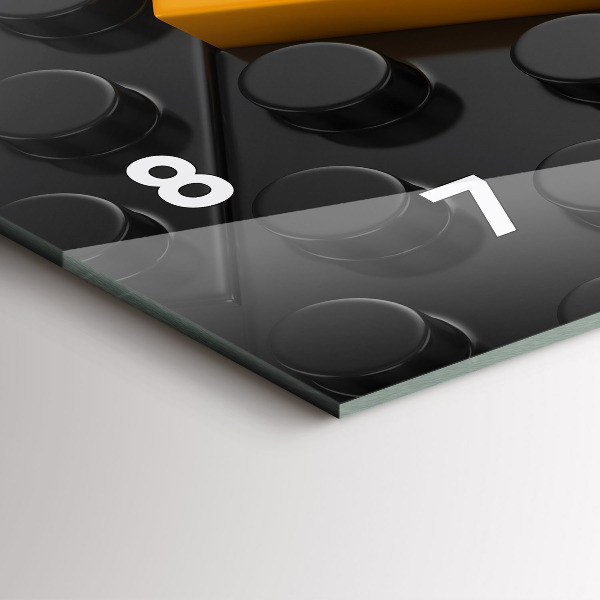 Reloj horizontal Bloques de juguete