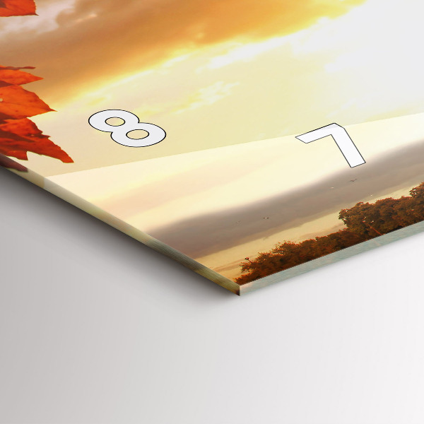 Reloj de cristal horizontal Torre Eiffel