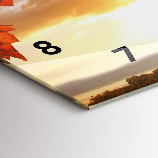 Reloj de cristal horizontal Torre Eiffel