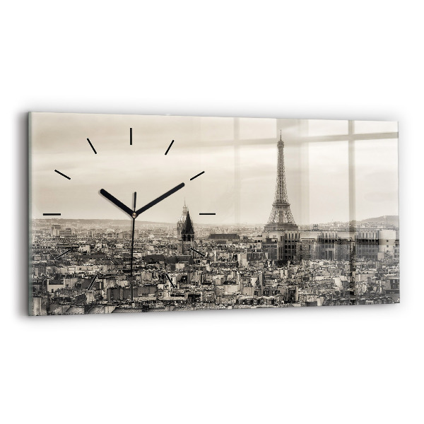 Reloj horizontal Paisaje panorámico de París