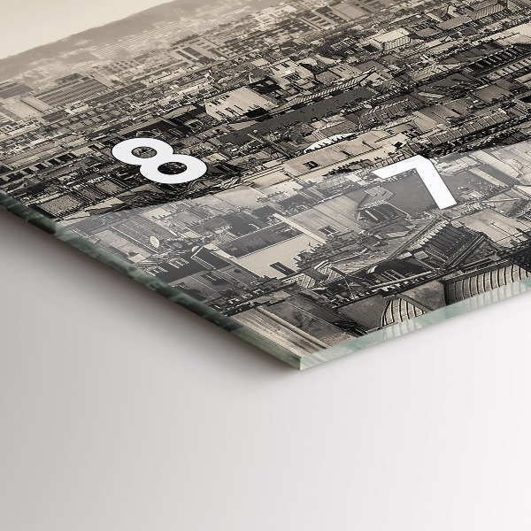 Reloj horizontal Paisaje panorámico de París