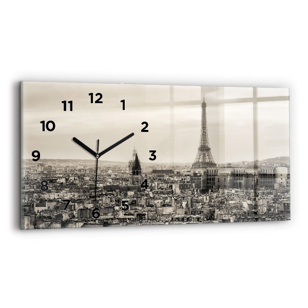 Reloj horizontal Paisaje panorámico de París