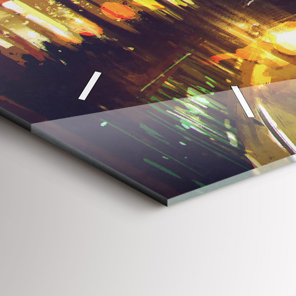 Reloj horizontal Ciudad pintada